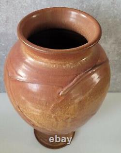 Vtg Sample Test Drip Glaze Pewabic Detroit Art Studio Pottery 9 Vase FREEUSHIP