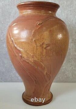 Vtg Sample Test Drip Glaze Pewabic Detroit Art Studio Pottery 9 Vase FREEUSHIP