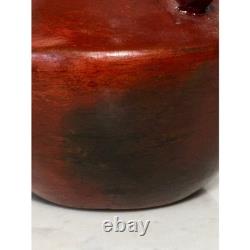Vtg Signed Rose Williams Navajo Dine Pinon Pitch Pottery Vase Native American