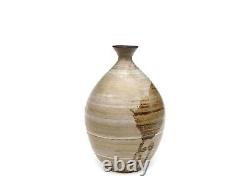 Vtg Studio Art Pottery Weed Pot Mid Century Modern 8 Vase Signed Eames Era