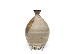 Vtg Studio Art Pottery Weed Pot Mid Century Modern 8 Vase Signed Eames Era