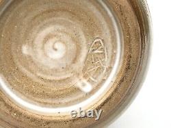 Vtg Studio Art Pottery Weed Pot Mid Century Modern 8 Vase Signed Eames Era