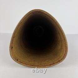 Vtg Studio Pottery Vase Ceramic Arts Calgary Canada Mid Century 10in