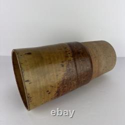 Vtg Studio Pottery Vase Ceramic Arts Calgary Canada Mid Century 10in