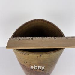 Vtg Studio Pottery Vase Ceramic Arts Calgary Canada Mid Century 10in