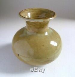 WAISTEL COOPER Vintage Ash Glazed Stoneware Small VASE. British Studio Ceramics