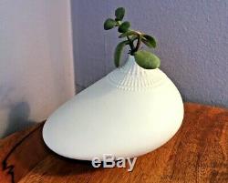 WHITE VASE GERMANY VTG Rosenthal Studio-Line TAPIO WIRKKALA PORCELAIN Mod Boho