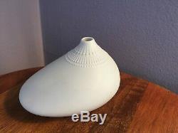 WHITE VASE GERMANY VTG Rosenthal Studio-Line TAPIO WIRKKALA PORCELAIN Mod Boho