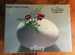 WHITE VASE GERMANY VTG Rosenthal Studio-Line TAPIO WIRKKALA PORCELAIN Mod Boho