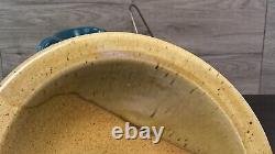 Walt Glass Studio Pottery Water Pitcher And Texas Sunset Bowl 1991 Signed Vtg