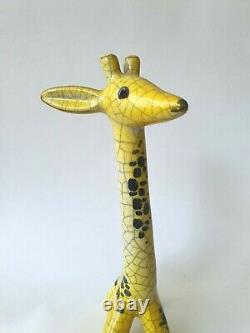 Walter Bosse ceramic giraffe vintage mid-century Karlsruher Majolika Austria MCM