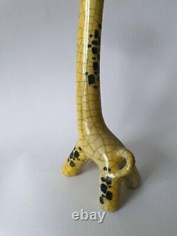 Walter Bosse ceramic giraffe vintage mid-century Karlsruher Majolika Austria MCM