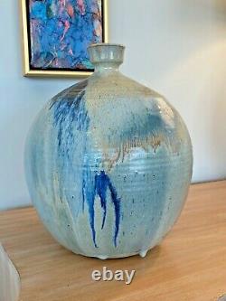 Walter Hartman Vtg Mid Century Modern Texas Studio Pottery Bowl Vase Vessel