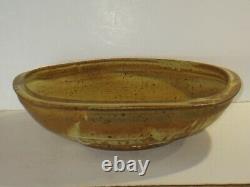 Warren Mackenzie Huge Vintage Studio Pottery Bowl From Pvt. Coll, Marked