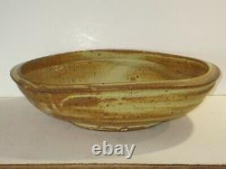 Warren Mackenzie Huge Vintage Studio Pottery Bowl From Pvt. Coll, Marked