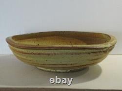 Warren Mackenzie Huge Vintage Studio Pottery Bowl From Pvt. Coll, Marked