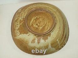 Warren Mackenzie Huge Vintage Studio Pottery Bowl From Pvt. Coll, Marked