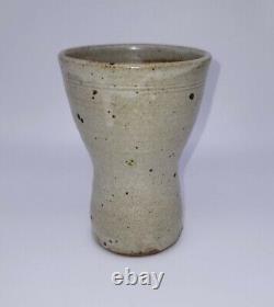 Warren Mackenzie Studio Pottery 5.5 Speckled Vase RARE 1950s ALIX Chop