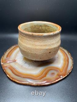 Warren Mackenzie Studio Stoneware Pottery Bowl SIGNED Shino Glaze 4 diameter