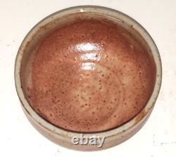 Warren Mackenzie Vintage Studio Stoneware Large Chawan Tea Bowl W Shino Glaze