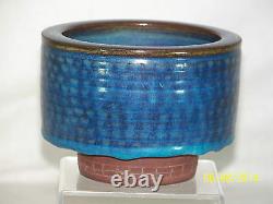 Wilhelm Kage Listed Master Ceramist Farsta Hand Crafted Rare Glaze Stem BaseBowl