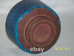 Wilhelm Kage Listed Master Ceramist Farsta Hand Crafted Rare Glaze Stem BaseBowl