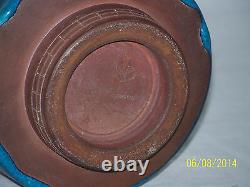 Wilhelm Kage Listed Master Ceramist Farsta Hand Crafted Rare Glaze Stem BaseBowl