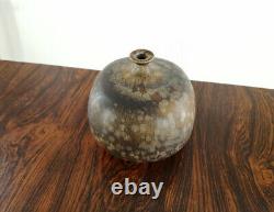 Willi Hornberger Studiokeramik Vase Kristallglasur German Vintage Studio Pottery