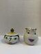 William Alexander Studio Art Pottery Creamer & Sugar Bowl Vintage Signed Rare