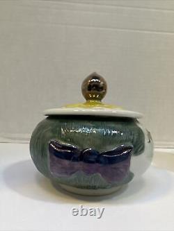 William Alexander Studio Art Pottery Creamer & Sugar Bowl Vintage Signed Rare
