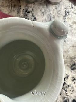 William Alexander Studio Art Pottery Creamer & Sugar Bowl Vintage Signed Rare