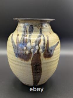 William Bill Creitz Vintage Art Pottery Vase Oregon Studio Signed