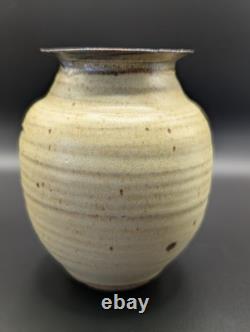William Bill Creitz Vintage Art Pottery Vase Oregon Studio Signed