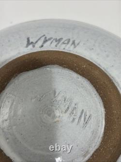 William Wyman Studio Pottery Bowl 7 D Vintage