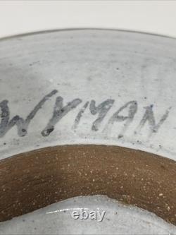 William Wyman Studio Pottery Bowl 7 D Vintage