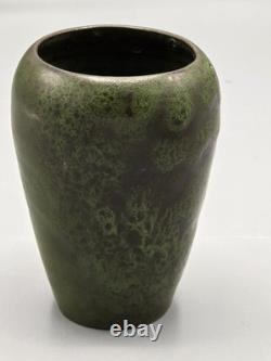 Wonderful Studio Pottery Lava Vases Signed K Fantastic Form and Glaze